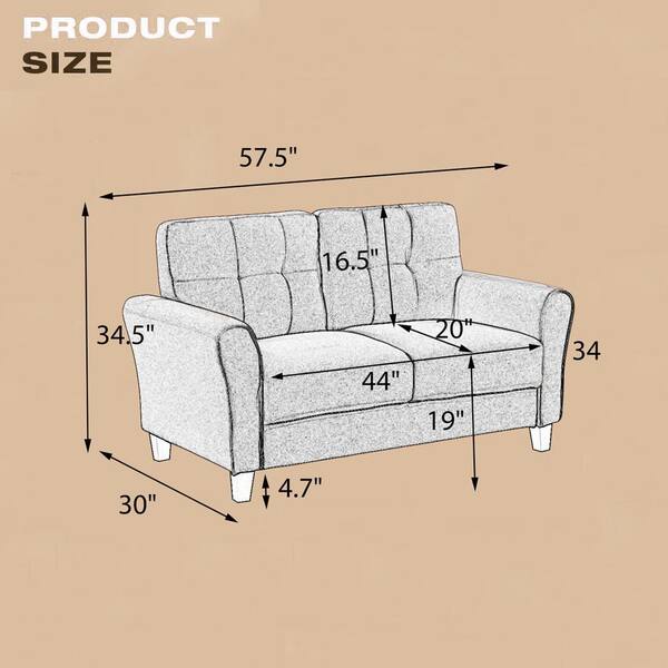 2 seater sofa office