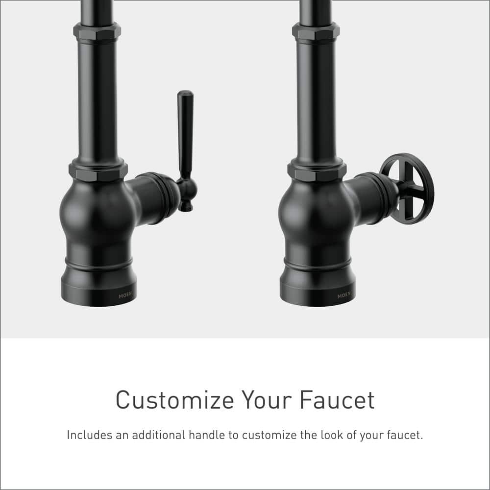 Sleek 17" Chrome Transitional Kitchen Faucet with Pull-out Spray