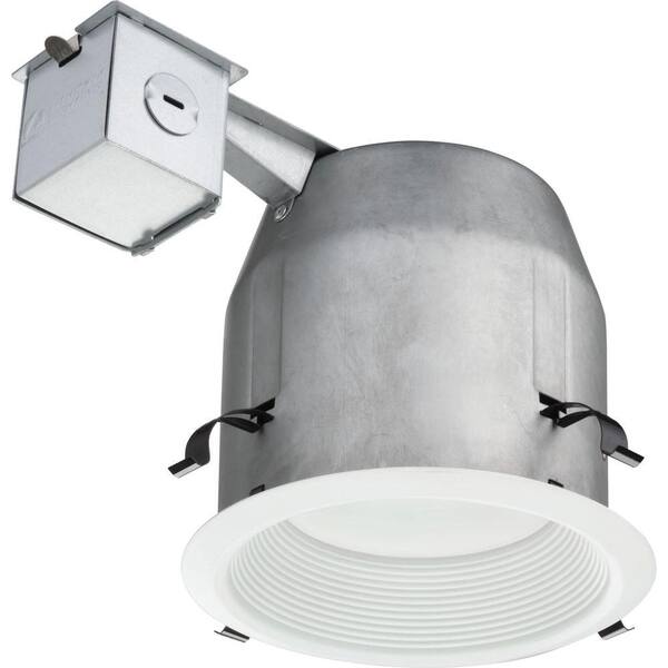 Lithonia Lighting 5 in. Matte White Recessed LED Baffle Kit