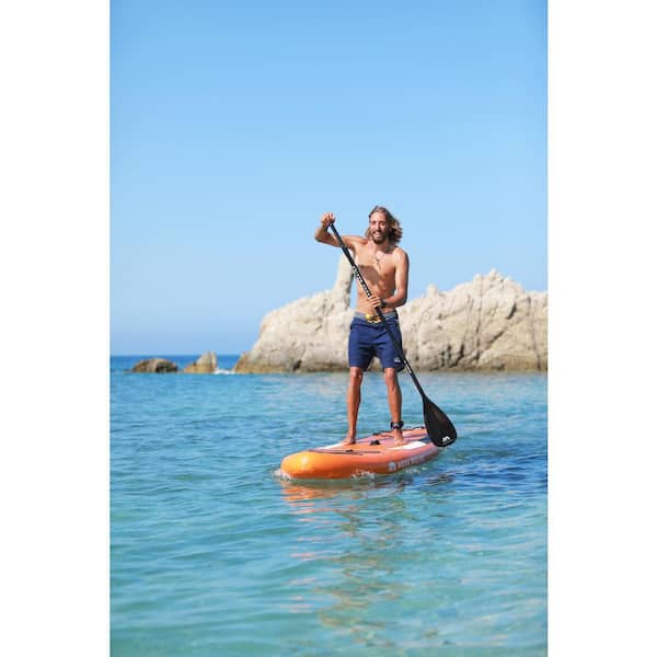 AM AQUA MARINA 10 10 All-Around BT-21FUP Board, ft. Safety Paddle Home in., Stand-Up Leash Inflatable The With Depot Paddle Fusion - And
