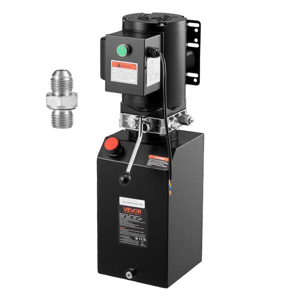 Hydraulic Pump Power Unit, AC 220V, 15Qt. Single-Acting, 6. 3L/min, 22MPa, For Dump Trucks, Auto Garage, Car Lifts price history on PriceWatchPro