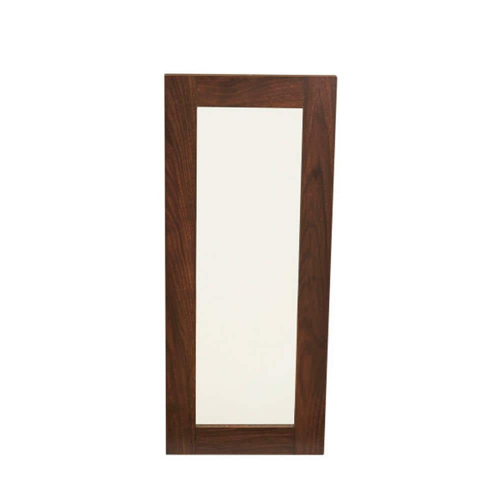 Mid Century Walnut Rectangular Wall Mirror