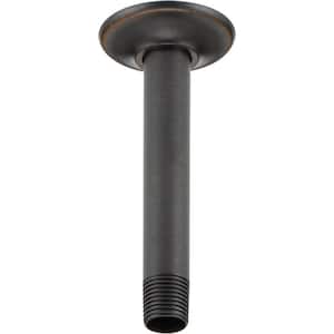Classic 6 in. Ceiling Mount Shower Arm and Flange in Venetian Bronze