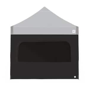 10 ft. Light Duty Sidewall with Mesh Windows in Black, for E-Z UP 10 ft. x 10 ft. Straight Leg Shelters (Not Included)