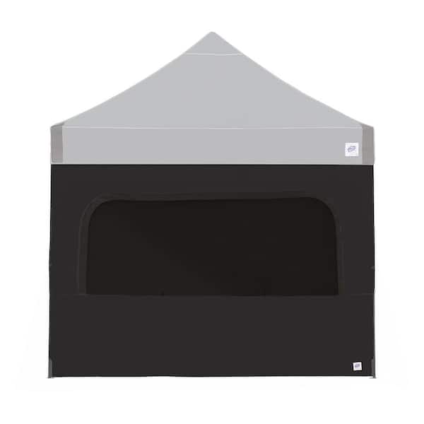 E-Z UP 10 ft. Light Duty Sidewall with Mesh Windows in Black, for E-Z UP 10 ft. x 10 ft. Straight Leg Shelters (Not Included)