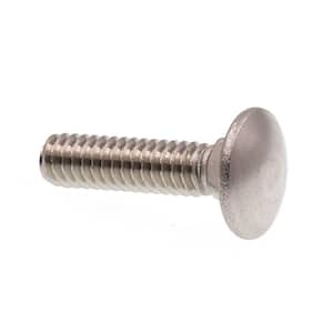 1/4 in.-20 x 1 in. Grade 18-8 Stainless Steel Carriage Bolts (25-Pack)
