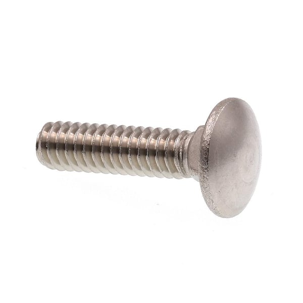 Prime-Line 1/4 in.-20 x 1 in. Grade 18-8 Stainless Steel Carriage Bolts (25-Pack)