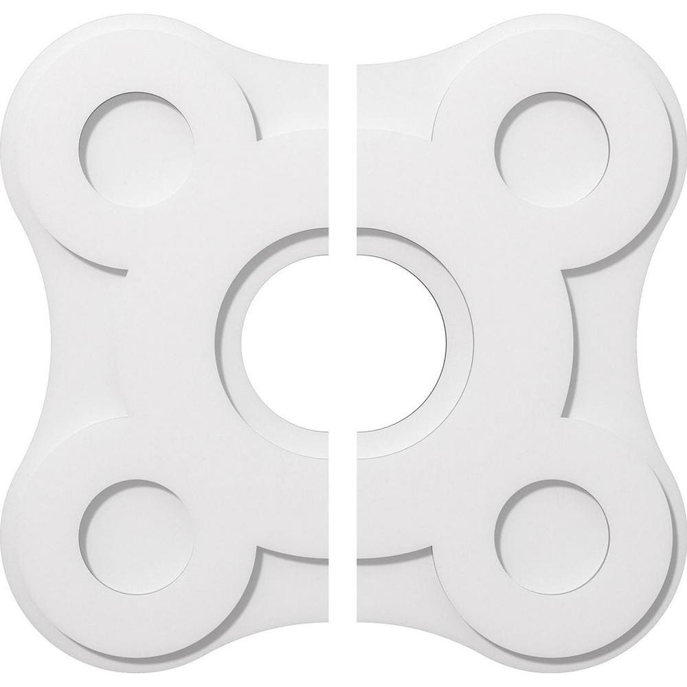 1 in. P X 9 in. C X 26 in. OD X 7 in. ID Luna Architectural Grade PVC Contemporary Ceiling Medallion, Two Piece price history on PriceWatchPro