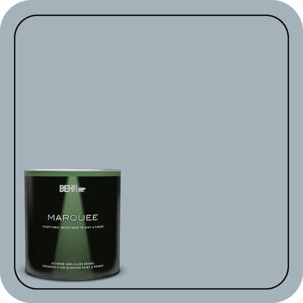 BEHR MARQUEE 1 qt. #PPF-27 Porch Ceiling Semi-Gloss Enamel Exterior Paint & Primer