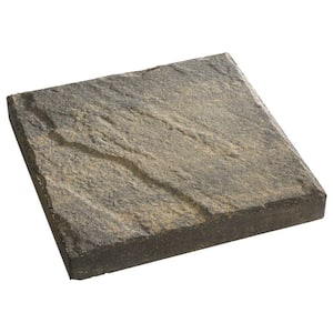12 in. x 12 in. Charcoal/Tan Slate Top Concrete Step Stone (168- Piece Pallet)