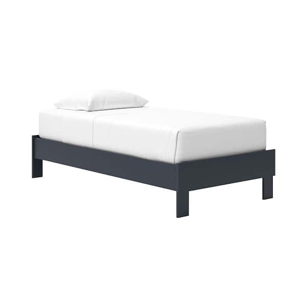 Simmenfort Blue Twin Platform Bed