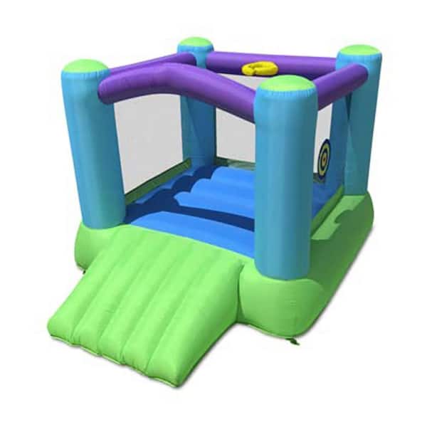 Inflatable Bounce House with Slide-Durable Oxford Fabric, Safe Jumping Area for Kids, Indoor and Outdoor Use