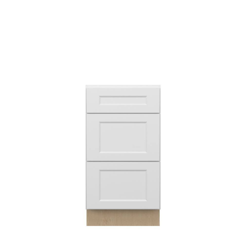 Norfolk Shaker 18 in. W x 34.5 in. H x 21 in. D in Painted White Plywood As