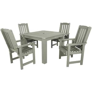 Lehigh 5-Piece Plastic Round Outdoor Dining Set