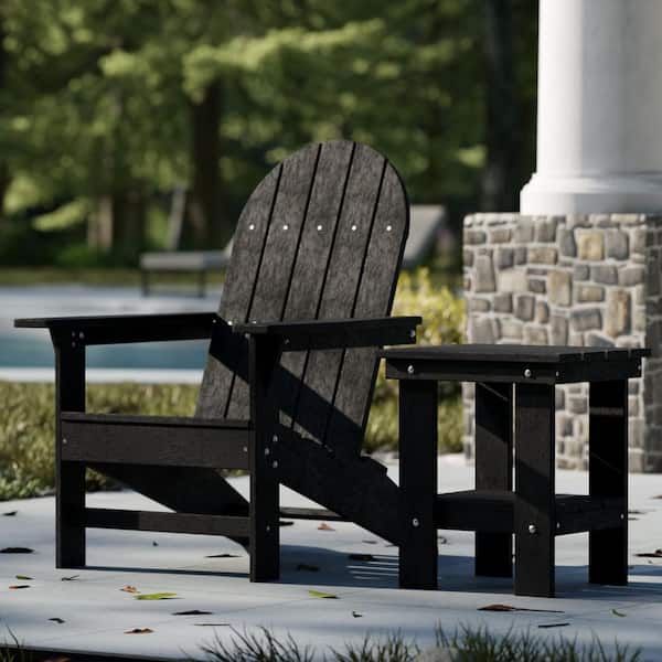 Wildridge Freedom Black HDPE Plastic Outdoor Side Table LCC-1120