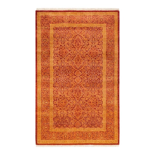 Solo Rugs Mogul One-of-a-Kind Traditional Orange 3 ft. 3 in. x 5 ft. 2 in. Oriental Area Rug
