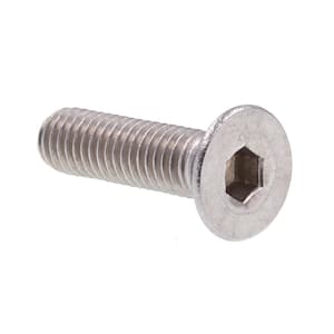 #10-32 x 3/4 in. Grade 18-8 Stainless Steel Hex (Allen) Drive Flat Head Socket Cap Screws (10-Pack)
