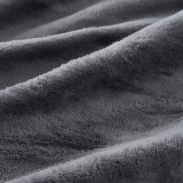 Gray Cotton Fleece Fabric - 60 Inches Wide, Sold by Italy