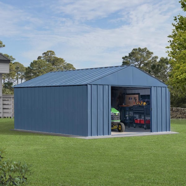 Classic Storage Shed 14 ft. W x 12 ft. D x 8 ft. H Metal Shed 168 sq. ft.