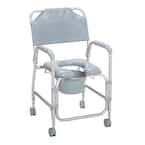 Potty chair with discount wheels