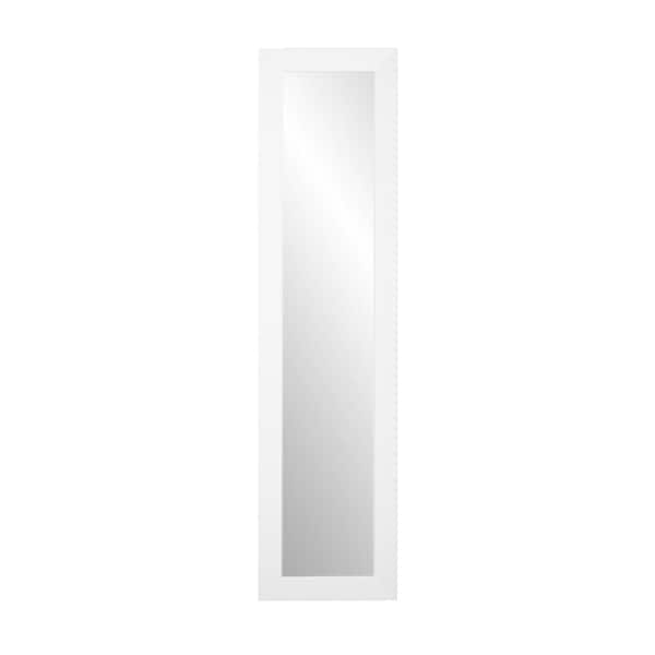 BrandtWorks Oversized White Modern Mirror (71 in. H X 16 in. W)