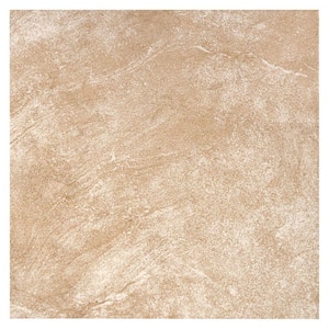 Take Home Tile Sample - Portland Stone 18 in. x 18 in. Beige Glazed Ceramic Floor and Wall Tile