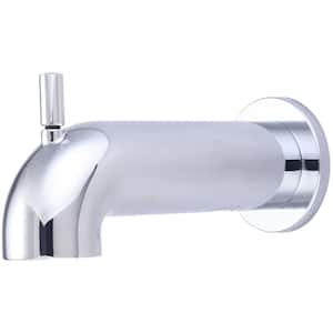 7 in. Extended Combo Diverter Tub Spout in Polished Chrome