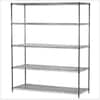 HDX 5-Tier Commercial Grade Heavy Duty Steel Wire Shelving Unit in ...