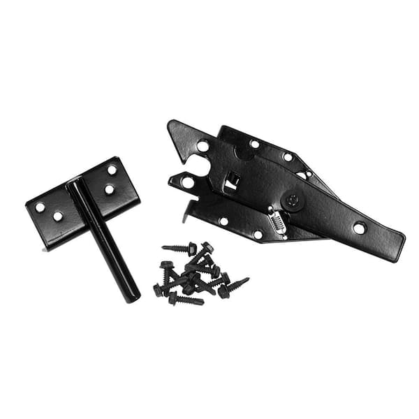 Veranda Black Steel Residential Paddle Latch-125562 - The Home Depot