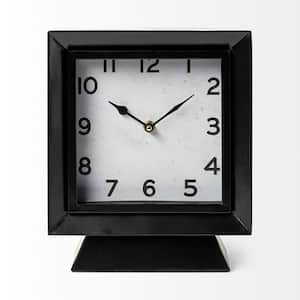 Metal Square Desk Clock Decor