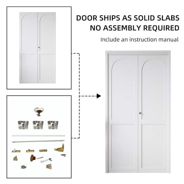 COAST SEQUOIA INC 60 in. x 78 in. Paneled Solid Core White Primed