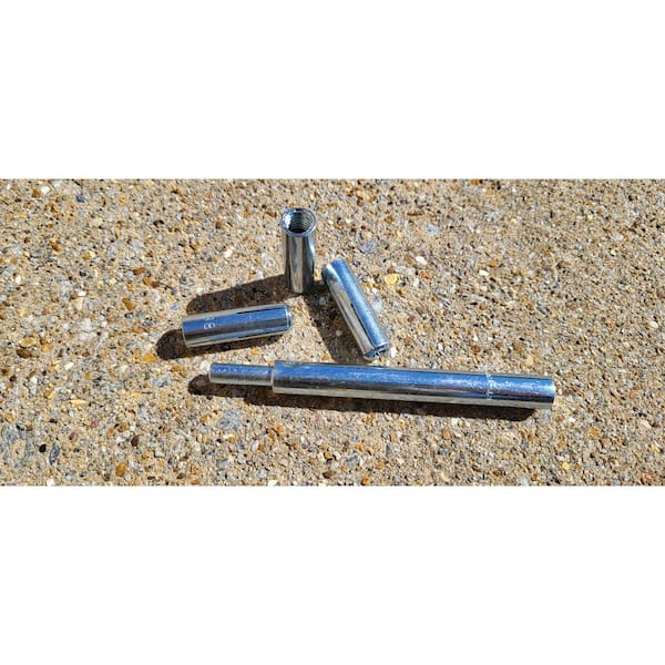 20 Pcs Stainless Steel Drop-In Expansion Anchors - 3/8-16 X 1-9/16" With Setting Tool