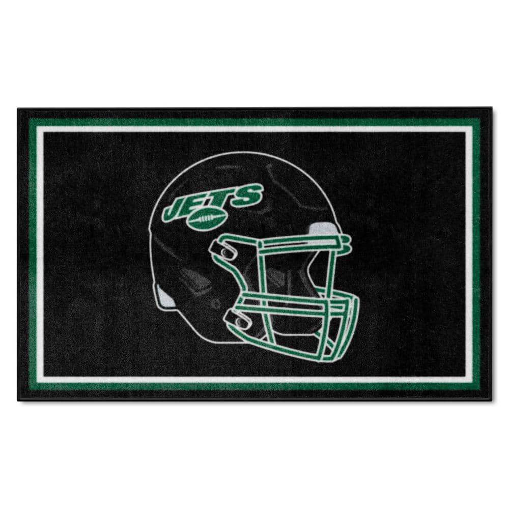 : FANMATS NFL - New York Jets Heavy Duty Aluminium Helmet Emblem  : Sports & Outdoors