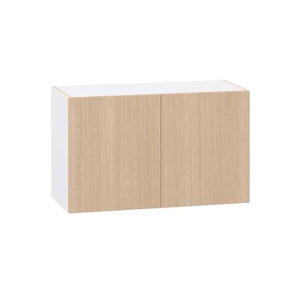 Timberline 33 in. W x 14.75 in. D x 20 in. H Assembled Shaker Wall Bridge Kitchen Cabinet in Mojavi Oak