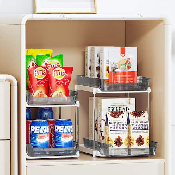 Numhew 2-Tier Multi-Purpose Bathroom Under Sink Organizers and