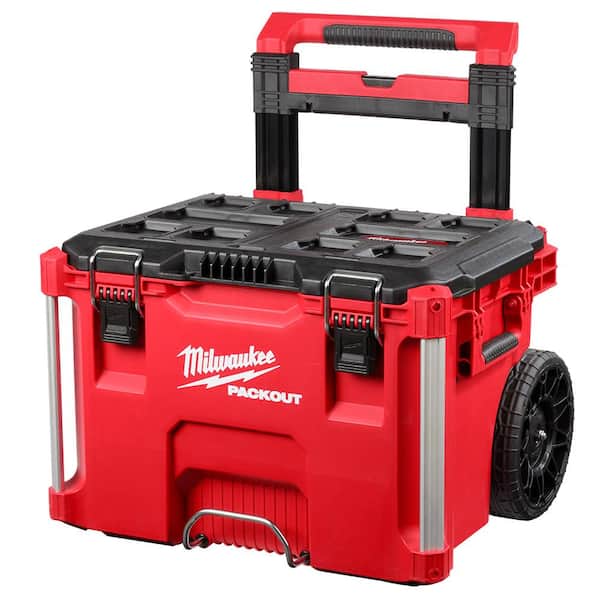 Milwaukee PACKOUT 10 in. Compact Portable Tool Box with Adjustable Dividers  and Interior Storage Tray 48-22-8422 - The Home Depot