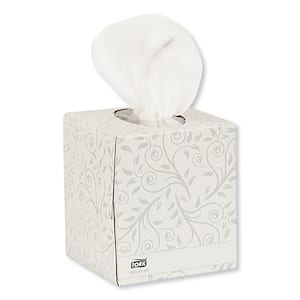 2-Ply White Advanced Facial Tissue Cube Box (94-Sheets/Box, 36-Boxes/Carton)