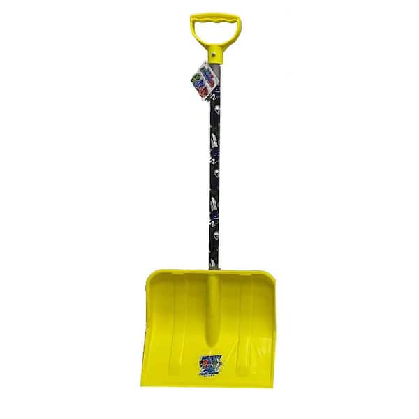 Unbranded Handle Length 19.5 in. x 4 in. Plastic Handle Blade Plastic Snow Shovel