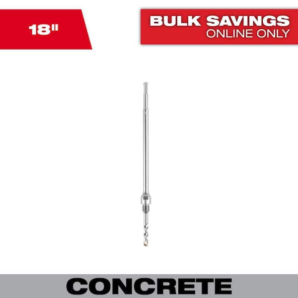 Milwaukee 18 in. SDS-PLUS Steel Core Bit Adapter