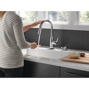Marca Single-Handle Touch Pull-Down Sprayer Kitchen Faucet with ShieldSpray Technology in Chrome