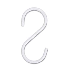 Pipeline 5 in. L Gloss White S Hooks (Pack of 50)