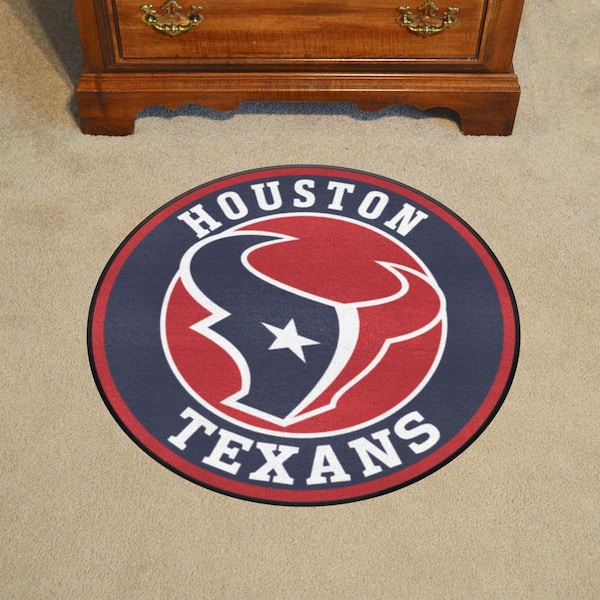 FANMATS NFL Tennessee Titans Navy 2 ft. x 2 ft. Round Area Rug 17978 - The  Home Depot