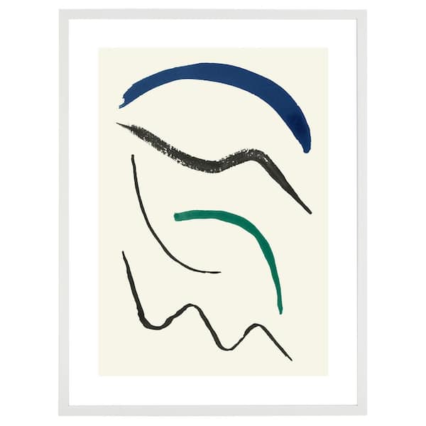 SAFAVIEH Fashion Week Framed Mixed Media Abstract Wall Art 4 in. x 21 in.