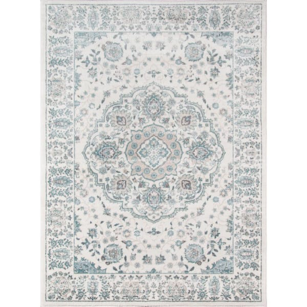 Momeni Brooklyn Heights Ivory 5 ft. 3 in. X 7 ft. 6 in. Indoor Area Rug