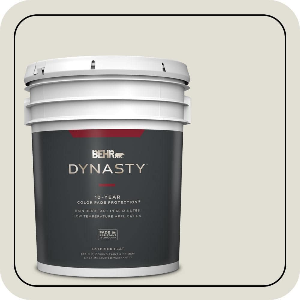 5 gal. #PPU24-15 Mission White Flat Exterior Stain-Blocking Paint & Primer price history on PriceWatchPro