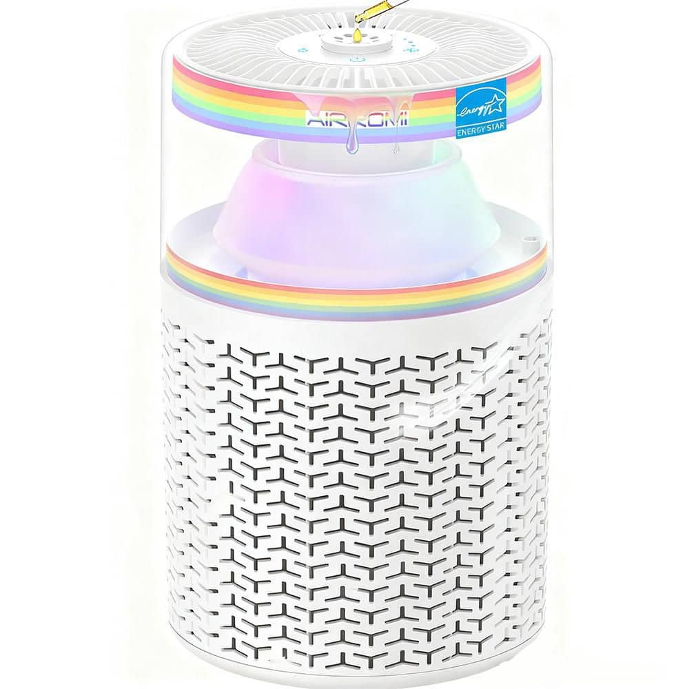 Bedroom Air Purifier up to 658 Sq Ft; Activated Carbon, Fragrance Sponge, Night Light; A2002Rainbow price history on PriceWatchPro