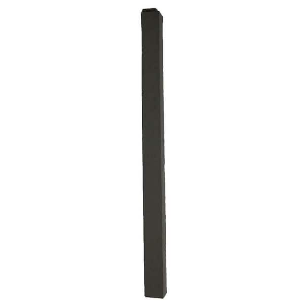 NextStone Sandstone Charcoal 48 in. x 3 in. Faux Polyurethane Stone Flush Outside Corner (2-Pack)