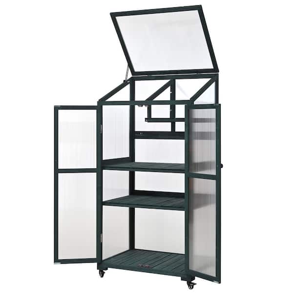 IALTRUISTIC 32 in. W x 23 in. D x 62 in. H Garden Wood Portable