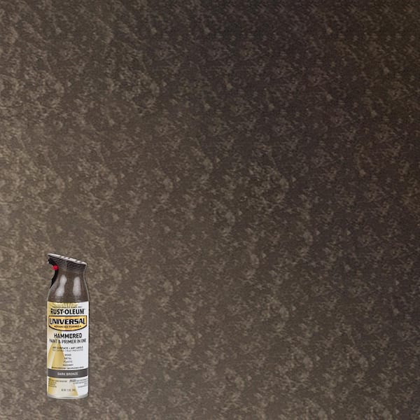 Rust-Oleum Universal 12 oz. All Surface Hammered Dark Bronze Spray Paint and Primer in One