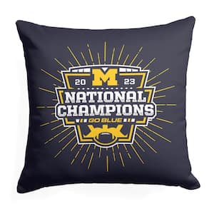 NCAA 2023 FBC Intimidate Michigan Printed Throw Pillow